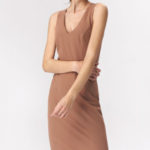Večerní šaty model 143552 Nife  Karmelowa sukienka mini S134 Carmel – Nife