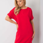 Červené oversize šaty