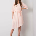 Sukienka-LK-SK-508026.03P-světle růžová