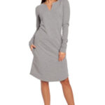 Dámské šaty B017 Grey – BeWear